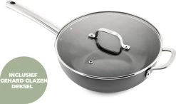ISENVI Murray Keramische Wokpan Met Deksel 36 CM - RVS Greep 11 ISENVI Murray Keramische Wokpan Met Deksel 36 CM - RVS Greep -Beste Thuiskeuken 1200x708