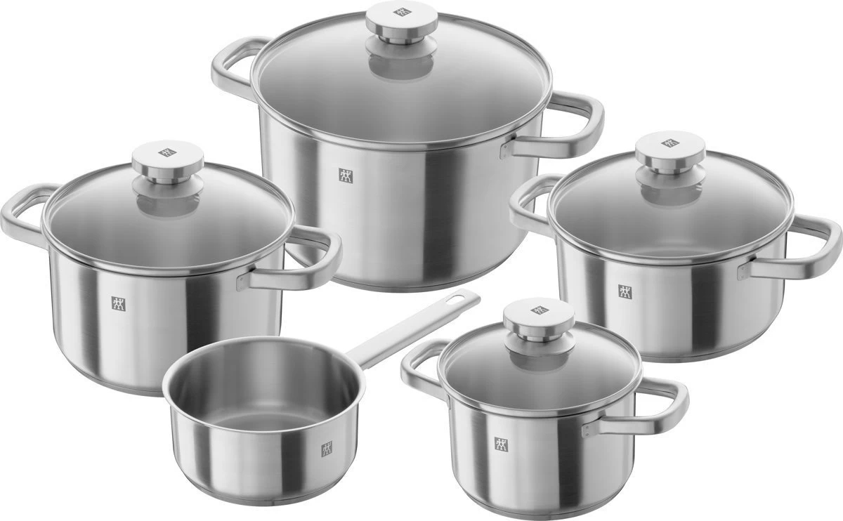 ZWILLING Joy Pannenset - 5-delig - RVS 3 ZWILLING Joy Pannenset - 5-delig - RVS