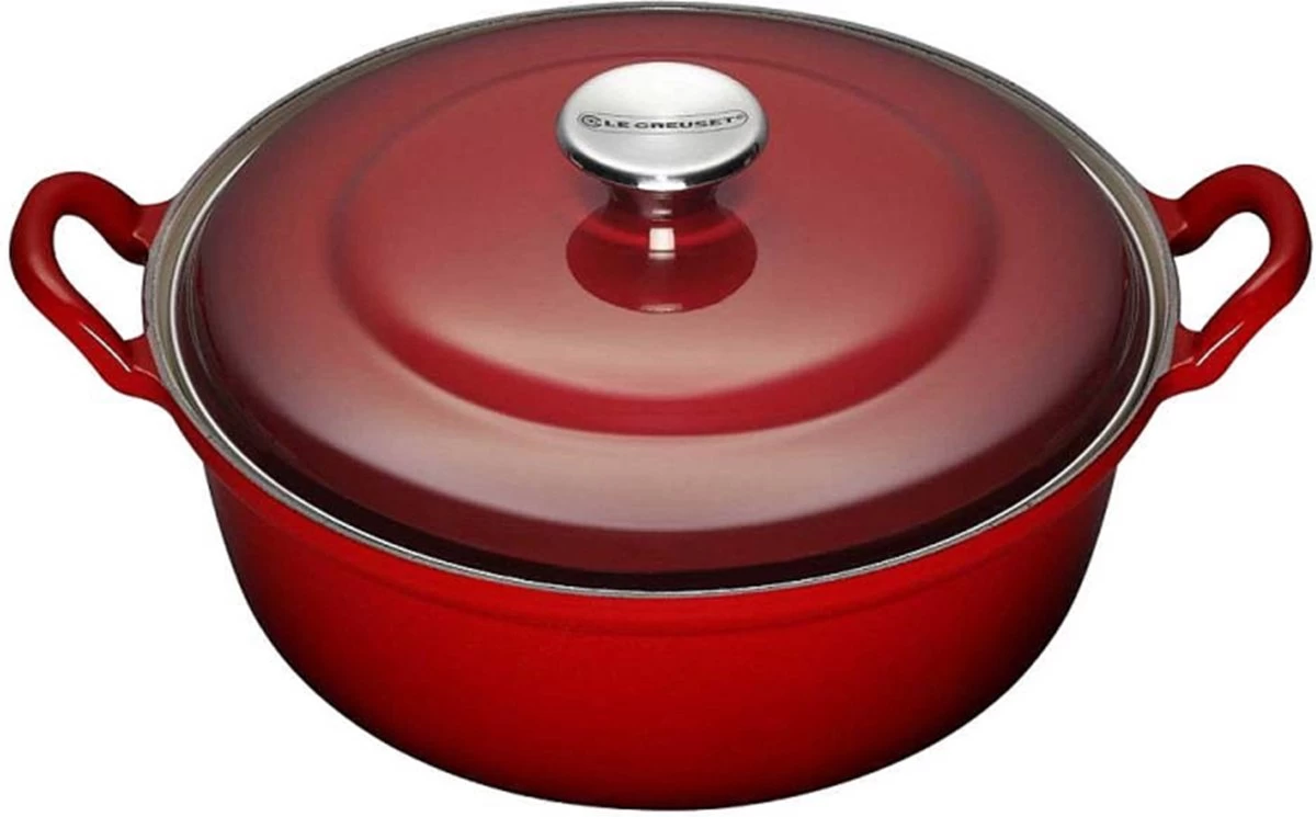 Le Creuset Braadpan Faitout Tradition Kersenrood - ø 24 Cm / 3 Liter 7 Le Creuset Braadpan Faitout Tradition Kersenrood - ø 24 Cm / 3 Liter - Afbeelding 5