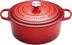 Le Creuset Signature Braadpan - 4,2 L - 24 Cm - Kersenrood -Beste Thuiskeuken 1200x753 4