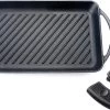 Kicinn Grillplaat - Gietijzer - Geëmailleerd - Incl. Accessoires - Ø 33 X 21.8 Cm (LxB)