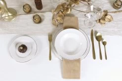 LeRijn® Serviesset Deventer 6 Persoons - 18 Delig - Licht Crème Wit Met Gouden Rand En Motief - Dinerborden - Soepborden - Dessertborden - Borden Servies - Bordenset -Beste Thuiskeuken 1200x793 2