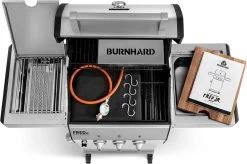 Burnhard Gas BBQ FRED JR. Deluxe - 2 Branders - Incl. Keramische Infraroodbrander & Afdekhoes - Deluxe -Beste Thuiskeuken 1200x796 16