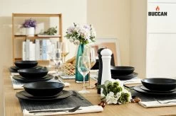 Buccan Borden Set - Matt Onyx - Zwart - 18pcs -Beste Thuiskeuken 1200x799 78