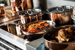 Koekenpan Ø26cm Met Deksel - Inductie - Koper - DUCQ -Beste Thuiskeuken 1200x801 2