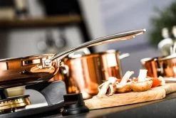 Koekenpan Ø26cm Met Deksel - Inductie - Koper - DUCQ -Beste Thuiskeuken 1200x807