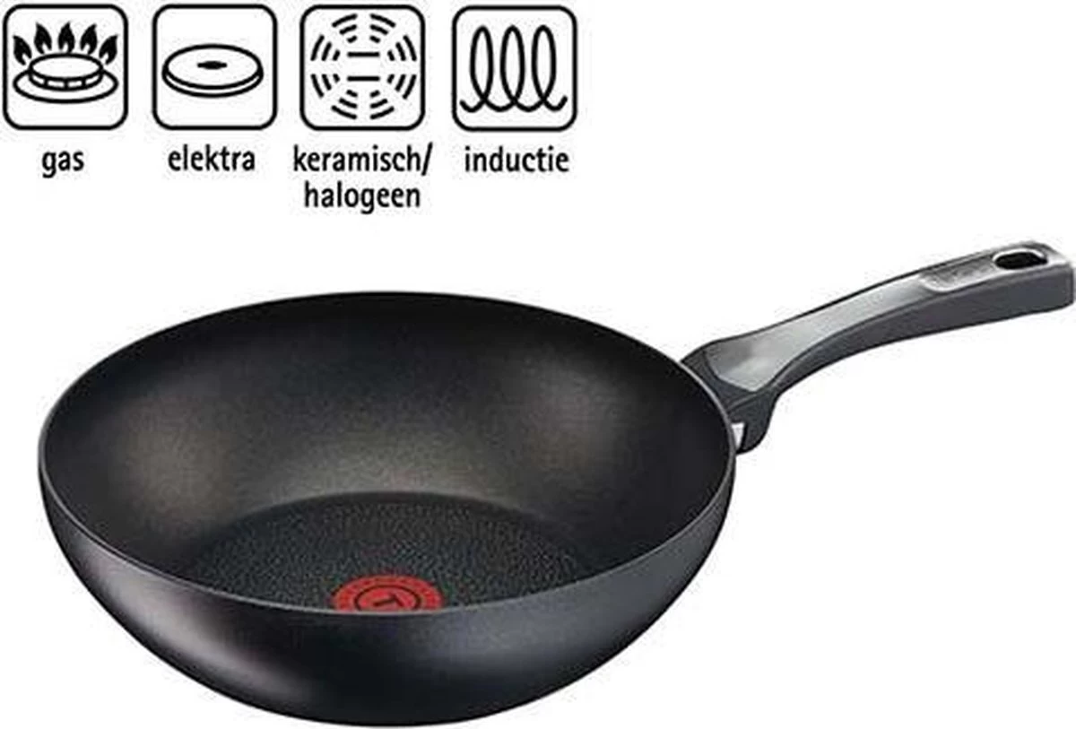 Tefal Expertise Wokpan - Voor Alle Warmtebronnen, Ook Inductie - Ø 28 Cm 9 Tefal Expertise Wokpan - Voor Alle Warmtebronnen, Ook Inductie - Ø 28 Cm - Afbeelding 7