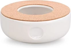 ConBlom Keramische Theepot, Warmer, Theewarmer, Koffiewarmer, Stoofje, Met Kurk-stoofje, Theepot Basis, Theefornuis, Melkwarmer Voor Thuis, Café, Theemelk (zonder Kaars En Theepot) -Beste Thuiskeuken 1200x814 3