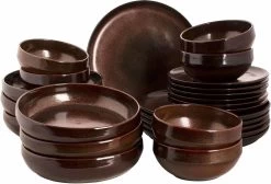 Palmer Serviesset Bama Copper Stoneware 6-persoons 24-delig Koper
