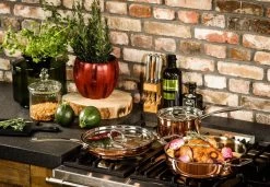 Koekenpan Ø26cm Met Deksel - Inductie - Koper - DUCQ -Beste Thuiskeuken 1200x832 1