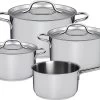 Sola Pannenset Mirage - 4 Delig - Ø 16,16,18,20 Cm - Zilver - RVS - Sandwichbodem -Beste Thuiskeuken 1200x847