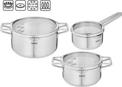 Tefal Nordica Pannenset 3 Delig - Steelpan Ø 16 Cm & Kookpan Ø 20 + Ø 24 Cm -Beste Thuiskeuken 1200x853 3