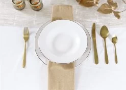 LeRijn® Serviesset Deventer 6 Persoons - 18 Delig - Licht Crème Wit Met Gouden Rand En Motief - Dinerborden - Soepborden - Dessertborden - Borden Servies - Bordenset -Beste Thuiskeuken 1200x864 16