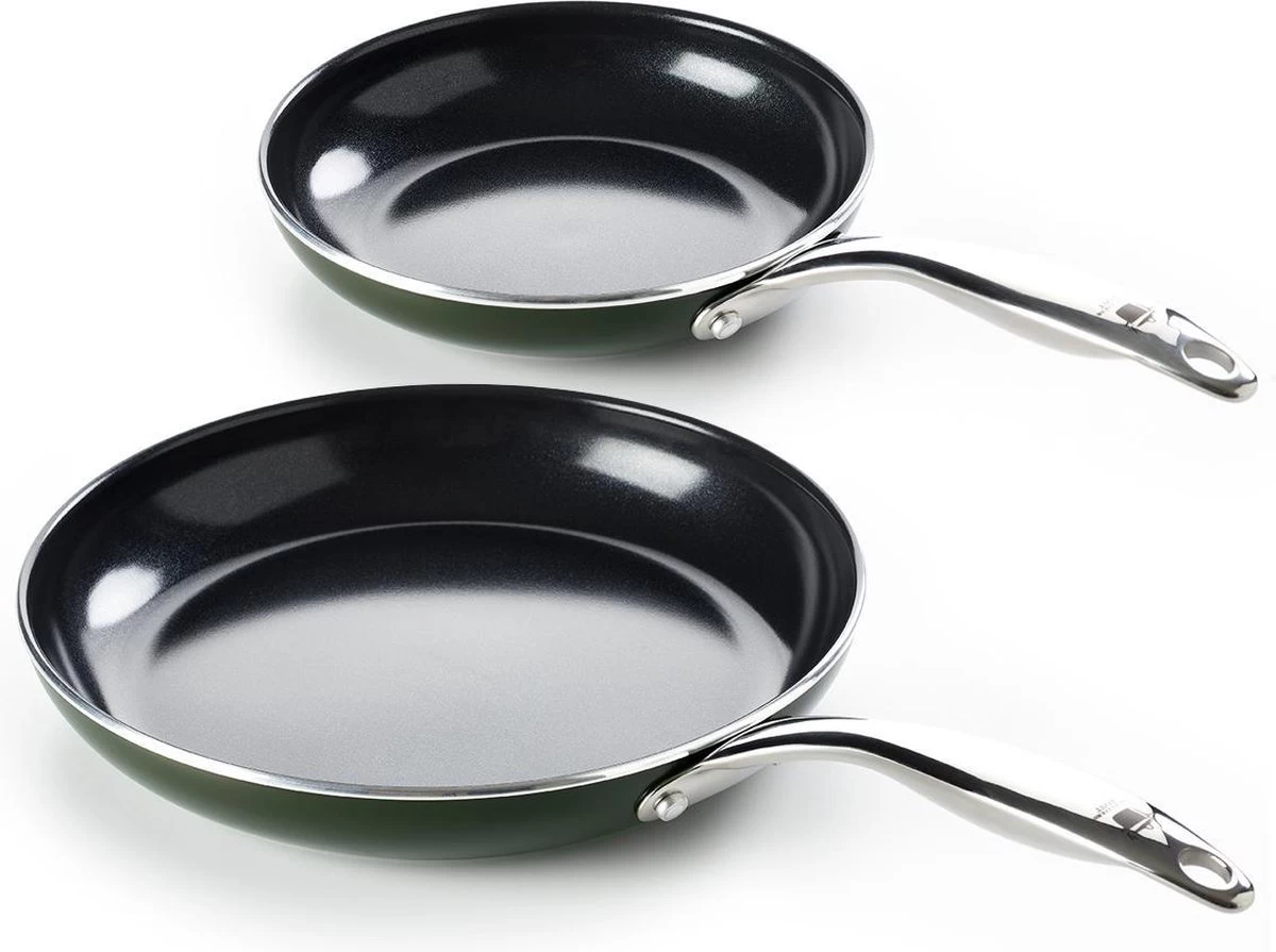 Dagelijkse Kost - Koekenpannenset 2-delig - ø20+28cm - Inductie - Anti-aanbak - PFAS-vrij 3 Dagelijkse Kost - Koekenpannenset 2-delig - ø20+28cm - Inductie - Anti-aanbak - PFAS-vrij