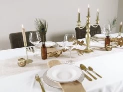 LeRijn® Serviesset Deventer 6 Persoons - 18 Delig - Licht Crème Wit Met Gouden Rand En Motief - Dinerborden - Soepborden - Dessertborden - Borden Servies - Bordenset -Beste Thuiskeuken 1200x899 30