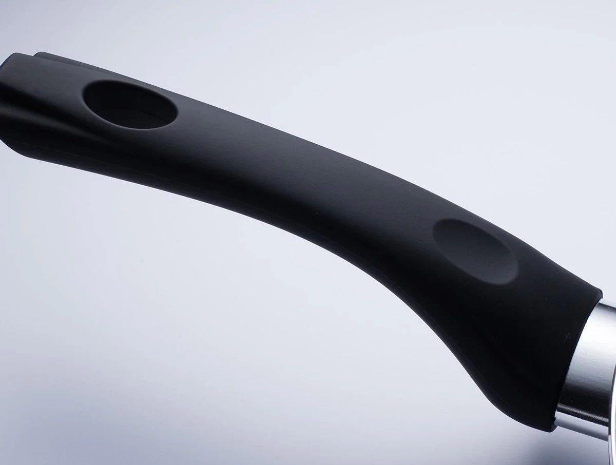 Sola Wokpan Stonehenge - Ø 28 Cm - Zwart/wit - Aluminium - Antiaanbaklaag 7 Sola Wokpan Stonehenge - Ø 28 Cm - Zwart/wit - Aluminium - Antiaanbaklaag - Afbeelding 5