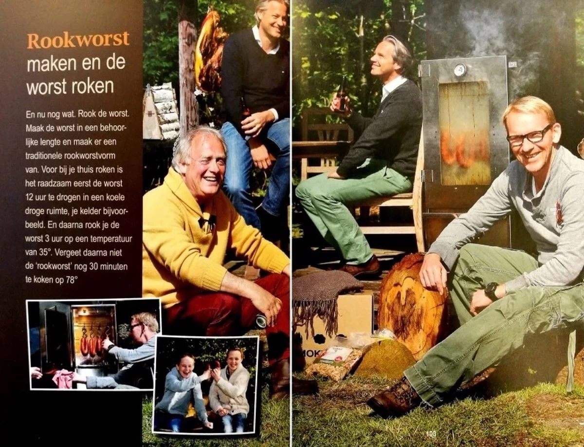 2-L Home & Garden XL Rookoven - RVS - 80x40x28 Cm - 3 Etages 15 2-L Home & Garden XL Rookoven - RVS - 80x40x28 Cm - 3 Etages - Afbeelding 13