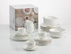 Maxwell & Williams Diamonds Round - Serviesset 30-delig