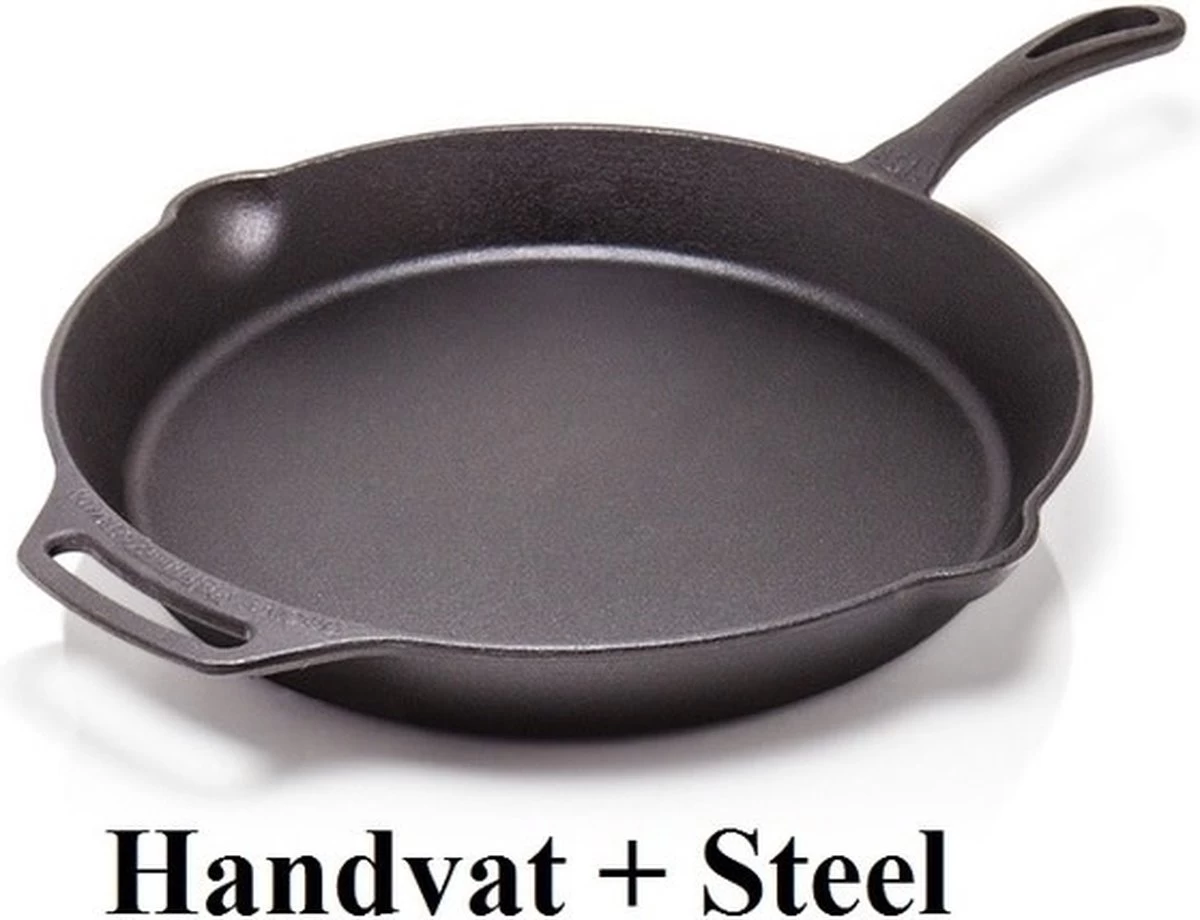 Petromax Skillet - Gietijzer - Koekenpan Met Steel En Handgreep - ø35cm Fp35t 12 Petromax Skillet - Gietijzer - Koekenpan Met Steel En Handgreep - ø35cm Fp35t - Afbeelding 10