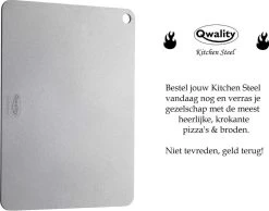 Pizzasteen Van Staal – Pizza Steen - Pizza En Brood Bakken - 40 X 30 X 0,6 Cm - Cadeau Voor Man - Kitchen Steel By Qwality 12 Pizzasteen Van Staal – Pizza Steen - Pizza En Brood Bakken - 40 X 30 X 0,6 Cm - Cadeau Voor Man - Kitchen Steel By Qwality -Beste Thuiskeuken 1200x944 2