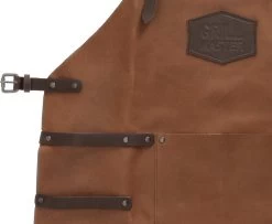 Old West BBQ Schort Barbecue Schort Leer - Cognac Bruin -Beste Thuiskeuken 1200x988 1