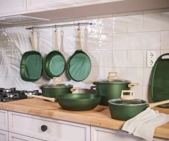 Forest, Braadpan Met Deksel – Ø 16 Cm – 100% Gerecycled Aluminium – Geschikt Voor Alle Warmtebronnen - Duurzame Pan – PFOA Vrij – Sudderpan – Stoofpan – 2.5 L -Beste Thuiskeuken 1200x997 1