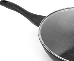 Swiss Pro+ - Marmeren Wokpan - Ø 32 Cm - Geschikt Voor Alle Warmtebronnen -Beste Thuiskeuken 1200x997