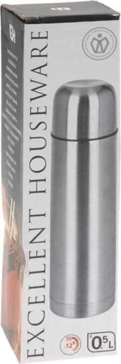 Merkloos Excellent Houseware Bullet Isolatiekan - 0,5 L - RVS 14 Merkloos Excellent Houseware Bullet Isolatiekan - 0,5 L - RVS -Beste Thuiskeuken 401x1200