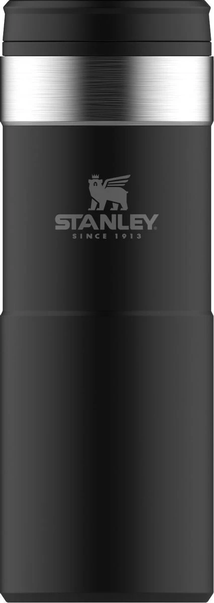 Stanley The NeverLeak™ Travel Mug 0,35L NEW - Thermosfles - Matt Black 6 Stanley The NeverLeak™ Travel Mug 0,35L NEW - Thermosfles - Matt Black - Afbeelding 4