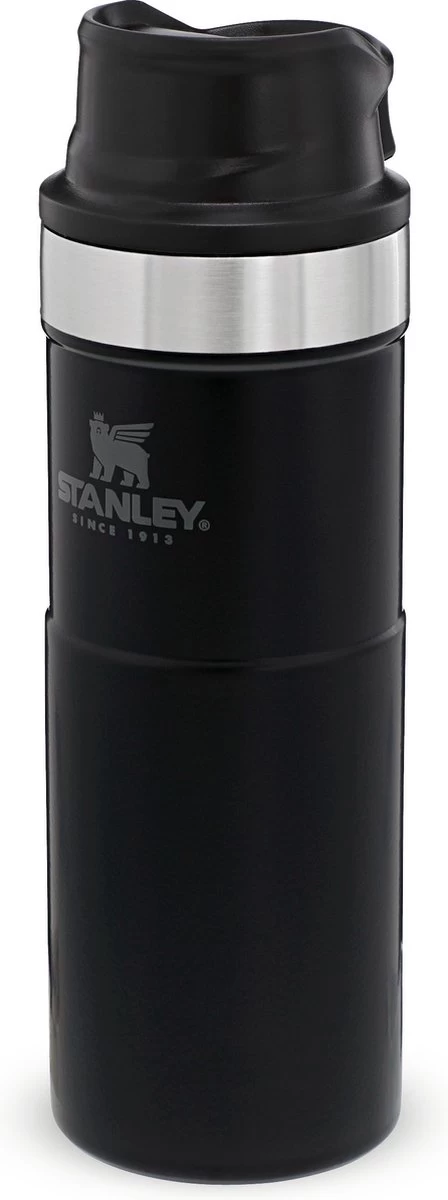 Stanley Trigger-Action Travel Mug 0.47L - Thermosfles - Matt Black 16 Stanley Trigger-Action Travel Mug 0.47L - Thermosfles - Matt Black - Afbeelding 14
