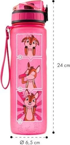 Flyweight Lyseren Drinkfles Voor Kinderen - Waterfles 600 Ml - Zonder BPA - Onbreekbaar - Fruitfilter - Afwasmachinebestendig -Beste Thuiskeuken 579x1200