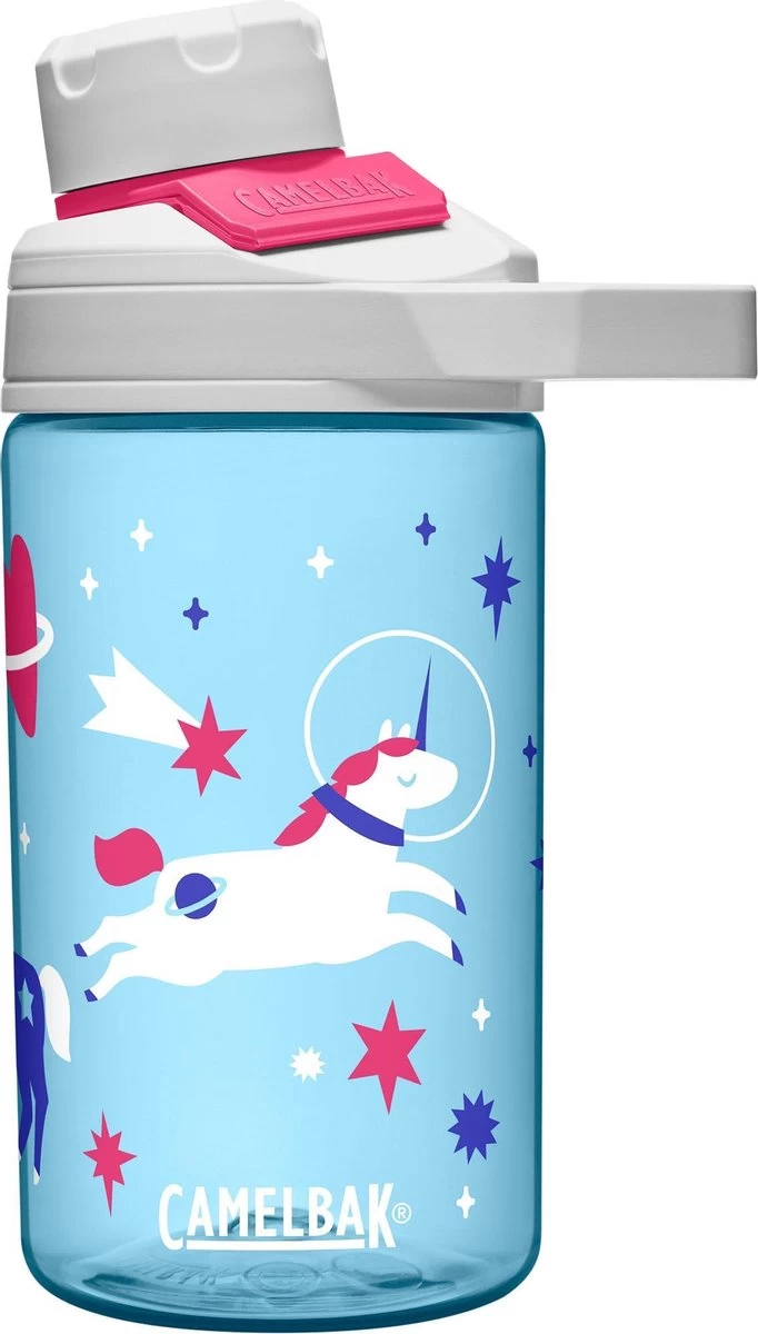CamelBak Chute Mag Kids - Drinkfles - 400 Ml - Blauw (Space Unicorns) 3 CamelBak Chute Mag Kids - Drinkfles - 400 Ml - Blauw (Space Unicorns)