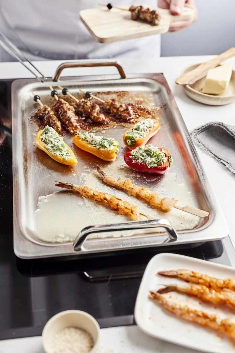 Demeyere Specialties 5 Teppanyaki - Plancha - Bakplaat - 39cm X 27cm 8 Demeyere Specialties 5 Teppanyaki - Plancha - Bakplaat - 39cm X 27cm - Afbeelding 6