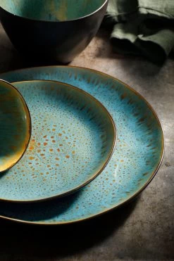 Palmer Serviesset Lotus Stoneware 6-persoons 24-delig Zwart Turquoise -Beste Thuiskeuken 800x1200 31