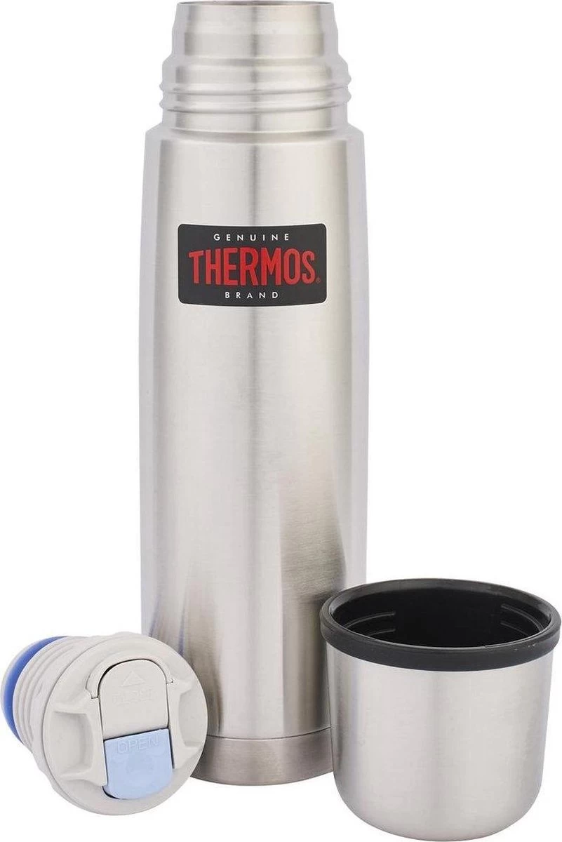 Thermos Isoleerfles - Thermax - 750 Ml - Zilver 4 Thermos Isoleerfles - Thermax - 750 Ml - Zilver - Afbeelding 2