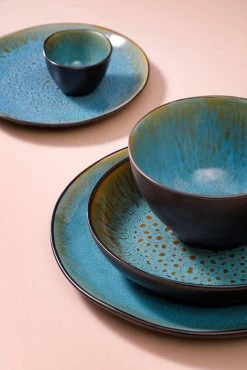 Palmer Serviesset Lotus Stoneware 6-persoons 24-delig Zwart Turquoise -Beste Thuiskeuken 801x1200 7