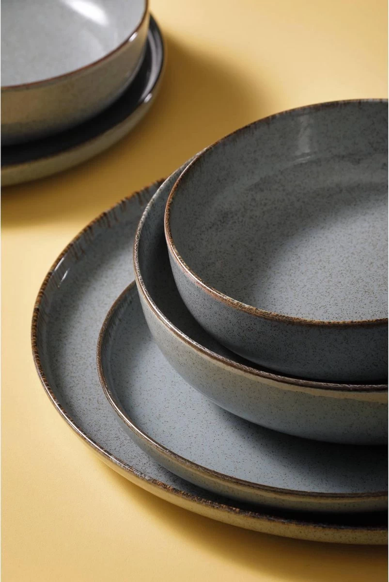 Palmer Serviesset Antigo Porselein 4-persoons 16-delig Blauw 12 Palmer Serviesset Antigo Porselein 4-persoons 16-delig Blauw - Afbeelding 10