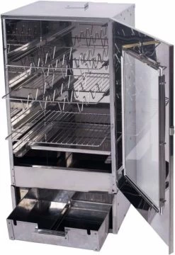 2-L Home & Garden XL Rookoven - RVS - 80x40x28 Cm - 3 Etages 28 2-L Home & Garden XL Rookoven - RVS - 80x40x28 Cm - 3 Etages -Beste Thuiskeuken 824x1200