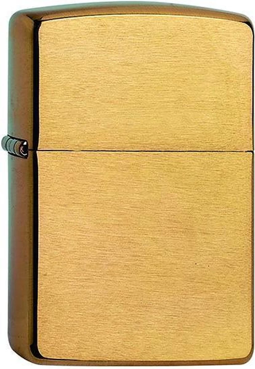 Aansteker Zippo Brushed Brass 3 Aansteker Zippo Brushed Brass