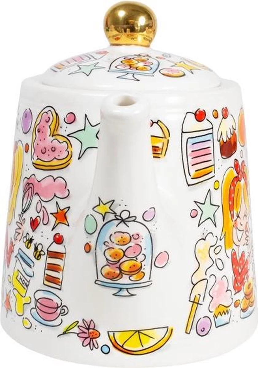 Blond Amsterdam UNI You And Me Theepot - 1,5 L - Ø 14 Cm 4 Blond Amsterdam UNI You And Me Theepot - 1,5 L - Ø 14 Cm - Afbeelding 2