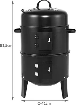Merkloos Monzana Barbecue-ROKER-Grill-Oven -Beste Thuiskeuken 867x1200 2