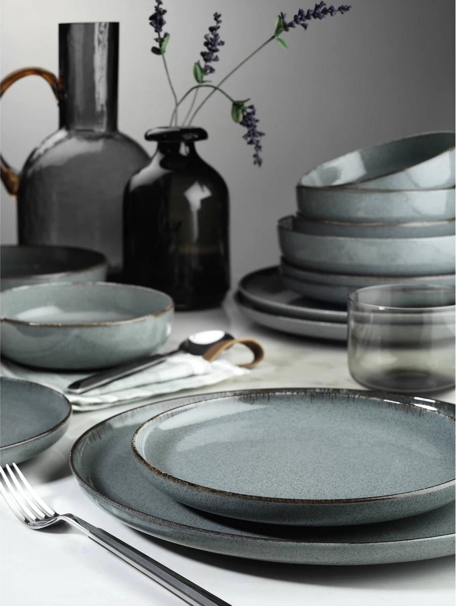 Palmer Serviesset Antigo Porselein 4-persoons 16-delig Blauw 9 Palmer Serviesset Antigo Porselein 4-persoons 16-delig Blauw - Afbeelding 7