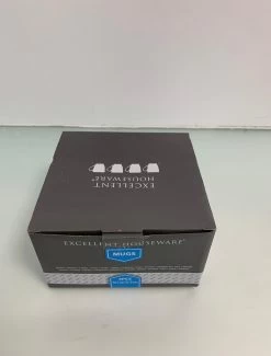 Excellent Houseware Set Van 4x Stuks Bekers/mokken Wit 380 Ml Van Porselein - Melkbekers -Beste Thuiskeuken 913x1200