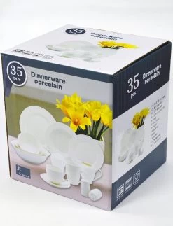 JT Serviesset - Wit - 35delig - 4 Persoons - Luxe Reliëf Design -Beste Thuiskeuken 917x1200 1