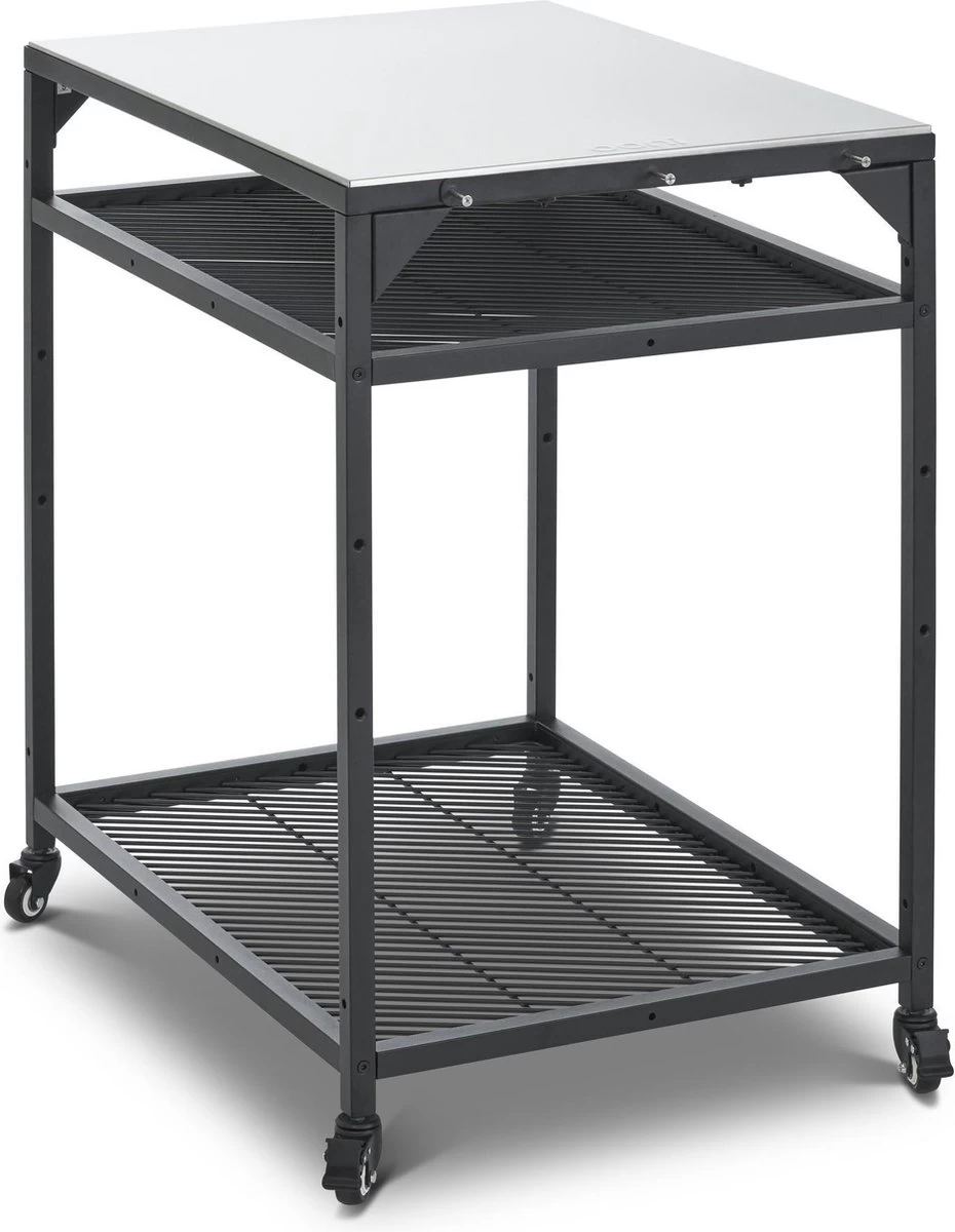 Ooni - Tafel - Medium - Pizza Tafel - 60x80x 90cm - RVS - Zwart 10 Ooni - Tafel - Medium - Pizza Tafel - 60x80x 90cm - RVS - Zwart - Afbeelding 8